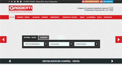 Desktop Screenshot of gaggiotti.com.ar